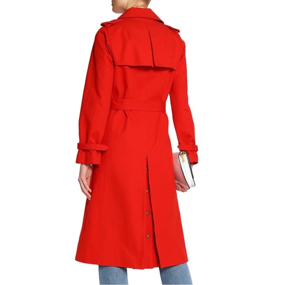 Maje Red Trench - Picture 2 of 13